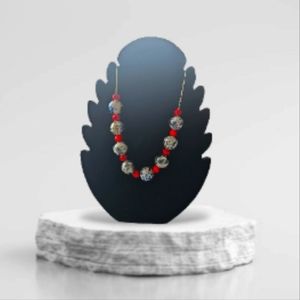 Vintage One of a Kind Southwest Style Multi-Color Beaded Necklace.